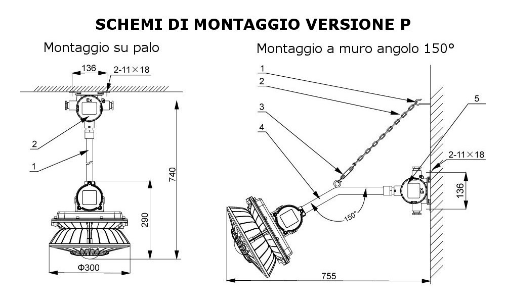 schemi montaggio atex 9307 P
