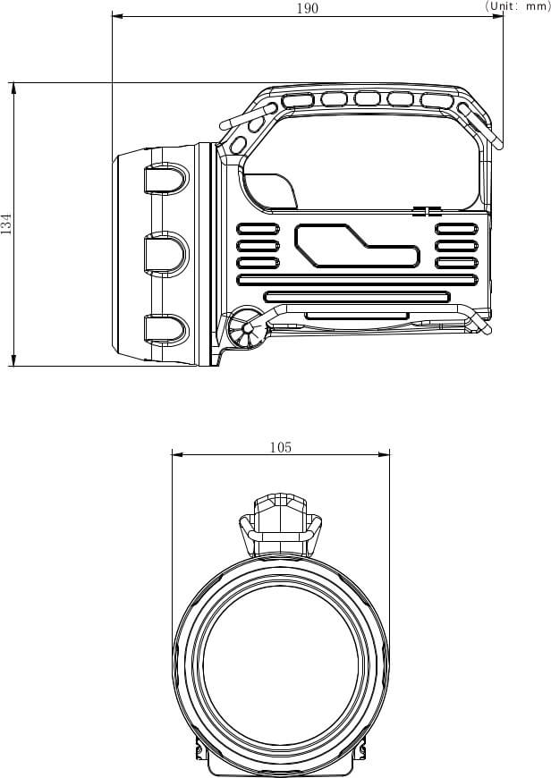 Lampada antideflagrante professionale KHMW ATEX IP68 - VoltNexT